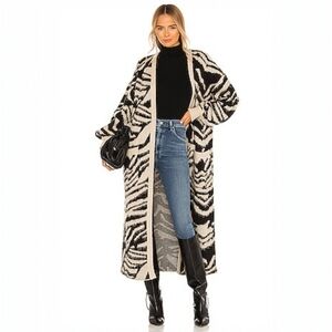 Show Me Your Mumu - Out And About Cardigan in Tigre Knit Medium NWT